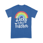 Lucky To Be A Teacher St Patricks Day School Teach Back To School Shirt - Scotstee Shop