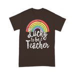 Lucky To Be A Teacher St Patricks Day School Teach Back To School Shirt - Scotstee Shop