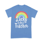 Lucky To Be A Teacher St Patricks Day School Teach Back To School Shirt - Scotstee Shop
