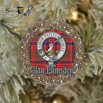 Lumsden Celtic Circle Plaid Ornament Gift. Christmas Tree Ornament Tartan Ornament Great Christmas Ornaments Gift - Scotstee Shop