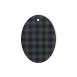 Lumsden Hunting Tartan Oval Ornaments, Christmas Tree Ornament, Plaid Christmas Ornaments, Ceramic Oval Christmas Tree Decoration, Tartan Oval Ornaments, Christmas Tree Ornament, Plaid Christmas Ornaments, Ceramic Oval Christmas Tree Decoration