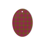 Lumsden Tartan Oval Ornaments, Christmas Tree Ornament, Plaid Christmas Ornaments, Ceramic Oval Christmas Tree Decoration, Tartan Oval Ornaments, Christmas Tree Ornament, Plaid Christmas Ornaments, Ceramic Oval Christmas Tree Decoration
