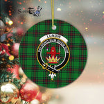Lundin Scottish Clan Plaid Ornament Gift. Christmas Tree Ornament Lundin Clan Tartan Ornament Great Christmas Ornaments Gift - Scotstee Shop