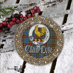 Lyle Celtic Circle Plaid Ornament Gift. Christmas Tree Ornament Tartan Ornament Great Christmas Ornaments Gift - Scotstee Shop