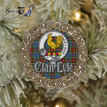Lyle Celtic Circle Plaid Ornament Gift. Christmas Tree Ornament Tartan Ornament Great Christmas Ornaments Gift - Scotstee Shop