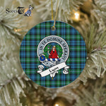 Lyon Scottish Clan Badge Plaid Ornament Gift. Christmas Tree Ornament Lyon Clan Tartan Ornament Great Christmas Ornaments Gift - Scotstee Shop