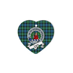 Lyon Scottish Clan Badge Plaid Ornament Gift. Christmas Tree Ornament Lyon Clan Tartan Ornament Great Christmas Ornaments Gift Heart Ornament