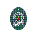 Lyon Scottish Clan Badge Plaid Ornament Gift. Christmas Tree Ornament Lyon Tartan Ornament,  ceramic ornament, personalized christmas ornaments, christmas tree ornaments, christmas door decorations, Plaid Ornament, Tartan Ceramic Ornament