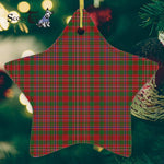 MacAlister Ancient Tartan Ornament Star Ornament, Christmas Star Decorations, ceramic ornament, Plaid Star Ceramic Ornament, Christmas Ornament Decorations Gift