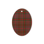 MacAlister Ancient Tartan Oval Ornaments, Christmas Tree Ornament, Plaid Christmas Ornaments, Ceramic Oval Christmas Tree Decoration, Tartan Oval Ornaments, Christmas Tree Ornament, Plaid Christmas Ornaments, Ceramic Oval Christmas Tree Decoration