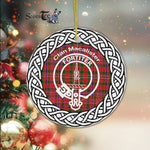 MacAlister Clan Tartan Crest Badge Plaid Ornament Gift. Christmas Tree Ornament Tartan Ornament Great Christmas Ornaments Gift - Scotstee Shop