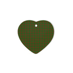 MacAlister Of Glenbarr Hunting Tartan Heart Ornaments, Christmas Tree Ornament, Plaid Christmas Ornaments, Ceramic Heart Christmas Tree Decoration, Christmas Ornament, Plaid Ornament, Tartan Ornament, Buffalo Plaid Ornament