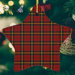 MacAlister Of Skye Tartan Ornament Star Ornament, Christmas Star Decorations, ceramic ornament, Plaid Star Ceramic Ornament, Christmas Ornament Decorations Gift