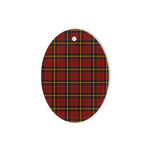 MacAlister Of Skye Tartan Oval Ornaments, Christmas Tree Ornament, Plaid Christmas Ornaments, Ceramic Oval Christmas Tree Decoration, Tartan Oval Ornaments, Christmas Tree Ornament, Plaid Christmas Ornaments, Ceramic Oval Christmas Tree Decoration