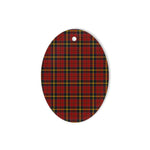 MacAlister Of Skye Tartan Oval Ornaments, Christmas Tree Ornament, Plaid Christmas Ornaments, Ceramic Oval Christmas Tree Decoration, Tartan Oval Ornaments, Christmas Tree Ornament, Plaid Christmas Ornaments, Ceramic Oval Christmas Tree Decoration