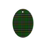 MacAlpine Modern Tartan Oval Ornaments, Christmas Tree Ornament, Plaid Christmas Ornaments, Ceramic Oval Christmas Tree Decoration, Tartan Oval Ornaments, Christmas Tree Ornament, Plaid Christmas Ornaments, Ceramic Oval Christmas Tree Decoration