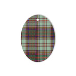 MacAndrew Tartan Oval Ornaments, Christmas Tree Ornament, Plaid Christmas Ornaments, Ceramic Oval Christmas Tree Decoration, Tartan Oval Ornaments, Christmas Tree Ornament, Plaid Christmas Ornaments, Ceramic Oval Christmas Tree Decoration