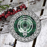 MacArthur Clan Tartan Crest Badge Plaid Ornament Gift. Christmas Tree Ornament Tartan Ornament Great Christmas Ornaments Gift - Scotstee Shop