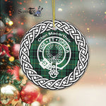 MacArthur Clan Tartan Crest Badge Plaid Ornament Gift. Christmas Tree Ornament Tartan Ornament Great Christmas Ornaments Gift - Scotstee Shop