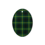 MacArthur Modern Tartan Oval Ornaments, Christmas Tree Ornament, Plaid Christmas Ornaments, Ceramic Oval Christmas Tree Decoration, Tartan Oval Ornaments, Christmas Tree Ornament, Plaid Christmas Ornaments, Ceramic Oval Christmas Tree Decoration