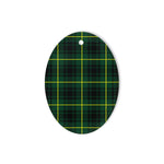 MacArthur Modern Tartan Oval Ornaments, Christmas Tree Ornament, Plaid Christmas Ornaments, Ceramic Oval Christmas Tree Decoration, Tartan Oval Ornaments, Christmas Tree Ornament, Plaid Christmas Ornaments, Ceramic Oval Christmas Tree Decoration