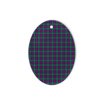 MacArthur Of Milton Tartan Oval Ornaments, Christmas Tree Ornament, Plaid Christmas Ornaments, Ceramic Oval Christmas Tree Decoration, Tartan Oval Ornaments, Christmas Tree Ornament, Plaid Christmas Ornaments, Ceramic Oval Christmas Tree Decoration