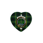 Macarthur Scottish Clan Plaid Ornament Gift. Christmas Tree Ornament Macarthur Christmas Ornament, Christmas Heart Ornament, Plaid Heart Ornament, Tartan Ornament, Tartan Heart Ornament