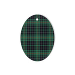 MacAulay Hunting Ancient Tartan Oval Ornaments, Christmas Tree Ornament, Plaid Christmas Ornaments, Ceramic Oval Christmas Tree Decoration, Tartan Oval Ornaments, Christmas Tree Ornament, Plaid Christmas Ornaments, Ceramic Oval Christmas Tree Decoration