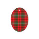 MacAulay Modern Tartan Oval Ornaments, Christmas Tree Ornament, Plaid Christmas Ornaments, Ceramic Oval Christmas Tree Decoration, Tartan Oval Ornaments, Christmas Tree Ornament, Plaid Christmas Ornaments, Ceramic Oval Christmas Tree Decoration