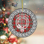 MacBain Clan Tartan Crest Badge Plaid Ornament Gift. Christmas Tree Ornament Tartan Ornament Great Christmas Ornaments Gift - Scotstee Shop