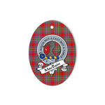 MacBain Scottish Clan Badge Plaid Ornament Gift. Christmas Tree Ornament MacBain Tartan Ornament,  ceramic ornament, personalized christmas ornaments, christmas tree ornaments, christmas door decorations, Plaid Ornament, Tartan Ceramic Ornament