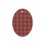 MacBean Tartan Oval Ornaments, Christmas Tree Ornament, Plaid Christmas Ornaments, Ceramic Oval Christmas Tree Decoration, Tartan Oval Ornaments, Christmas Tree Ornament, Plaid Christmas Ornaments, Ceramic Oval Christmas Tree Decoration