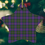 MacCallum Of Berwick Tartan Ornament Star Ornament, Christmas Star Decorations, ceramic ornament, Plaid Star Ceramic Ornament, Christmas Ornament Decorations Gift