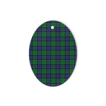 MacCallum Tartan Oval Ornaments, Christmas Tree Ornament, Plaid Christmas Ornaments, Ceramic Oval Christmas Tree Decoration, Tartan Oval Ornaments, Christmas Tree Ornament, Plaid Christmas Ornaments, Ceramic Oval Christmas Tree Decoration