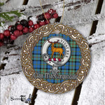 MacCorquodale Celtic Circle Plaid Ornament Gift. Christmas Tree Ornament Tartan Ornament Great Christmas Ornaments Gift - Scotstee Shop