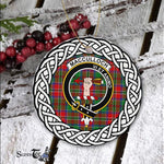 MacCulloch (McCulloch) Tartan Ornament,  ceramic ornament, personalized christmas ornaments, christmas tree ornaments, christmas door decorations, Plaid Ornament, Tartan Ceramic Ornament