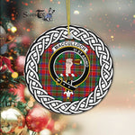MacCulloch (McCulloch) Tartan Ornament,  ceramic ornament, personalized christmas ornaments, christmas tree ornaments, christmas door decorations, Plaid Ornament, Tartan Ceramic Ornament