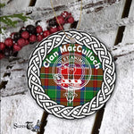 MacCulloch Tartan Ornament,  ceramic ornament, personalized christmas ornaments, christmas tree ornaments, christmas door decorations, Plaid Ornament, Tartan Ceramic Ornament