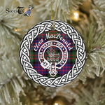 MacDonald Clan Tartan Crest Badge Plaid Ornament Gift. Christmas Tree Ornament Tartan Ornament Great Christmas Ornaments Gift - Scotstee Shop