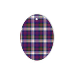 MacDonald Dress Modern Tartan Oval Ornaments, Christmas Tree Ornament, Plaid Christmas Ornaments, Ceramic Oval Christmas Tree Decoration, Tartan Oval Ornaments, Christmas Tree Ornament, Plaid Christmas Ornaments, Ceramic Oval Christmas Tree Decoration