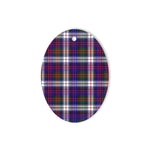 MacDonald Dress Modern Tartan Oval Ornaments, Christmas Tree Ornament, Plaid Christmas Ornaments, Ceramic Oval Christmas Tree Decoration, Tartan Oval Ornaments, Christmas Tree Ornament, Plaid Christmas Ornaments, Ceramic Oval Christmas Tree Decoration