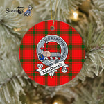 MacDonald of Sleat Scottish Clan Badge Plaid Ornament Gift. Christmas Tree Ornament MacDonald of Sleat Clan Tartan Ornament Great Christmas Ornaments Gift - Scotstee Shop