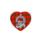 MacDonald of Sleat Scottish Clan Badge Plaid Ornament Gift. Christmas Tree Ornament MacDonald of Sleat Clan Tartan Ornament Great Christmas Ornaments Gift Heart Ornament
