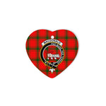 MacDonald of Sleat Scottish Clan Plaid Ornament Gift. Christmas Tree Ornament MacDonald of Sleat Christmas Ornament, Christmas Heart Ornament, Plaid Heart Ornament, Tartan Ornament, Tartan Heart Ornament