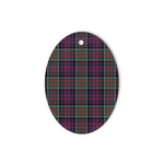 MacDonald Tartan Oval Ornaments, Christmas Tree Ornament, Plaid Christmas Ornaments, Ceramic Oval Christmas Tree Decoration, Tartan Oval Ornaments, Christmas Tree Ornament, Plaid Christmas Ornaments, Ceramic Oval Christmas Tree Decoration