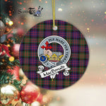 Macdonalds Of Donald Scottish Clan Badge Plaid Ornament Gift. Christmas Tree Ornament Macdonalds Of Donald Clan Tartan Ornament Great Christmas Ornaments Gift - Scotstee Shop