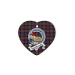 Macdonalds Of Donald Scottish Clan Badge Plaid Ornament Gift. Christmas Tree Ornament Macdonalds Of Donald Clan Tartan Ornament Great Christmas Ornaments Gift Heart Ornament