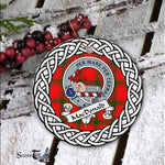 Macdonalds Of Sleat Tartan Ornament,  ceramic ornament, personalized christmas ornaments, christmas tree ornaments, christmas door decorations, Plaid Ornament, Tartan Ceramic Ornament