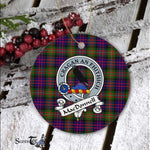 MacDonell of Glengarry Scottish Clan Badge Plaid Ornament Gift. Christmas Tree Ornament MacDonell of Glengarry Clan Tartan Ornament Great Christmas Ornaments Gift - Scotstee Shop