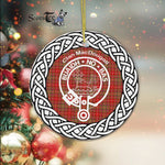 MacDougall Clan Tartan Crest Badge Plaid Ornament Gift. Christmas Tree Ornament Tartan Ornament Great Christmas Ornaments Gift - Scotstee Shop
